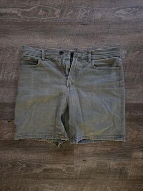 A.P.C. Olive Green Shorts
